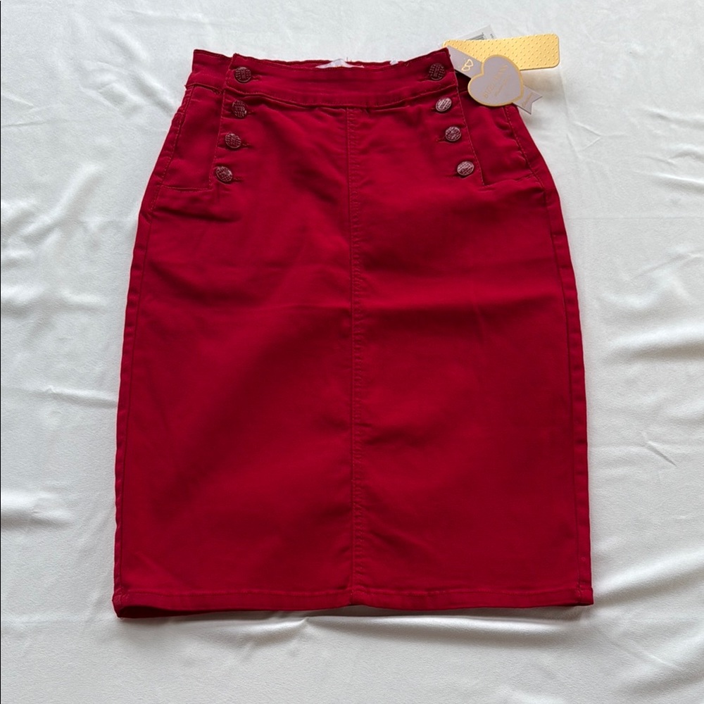 Brand New Red Pencil Skirt